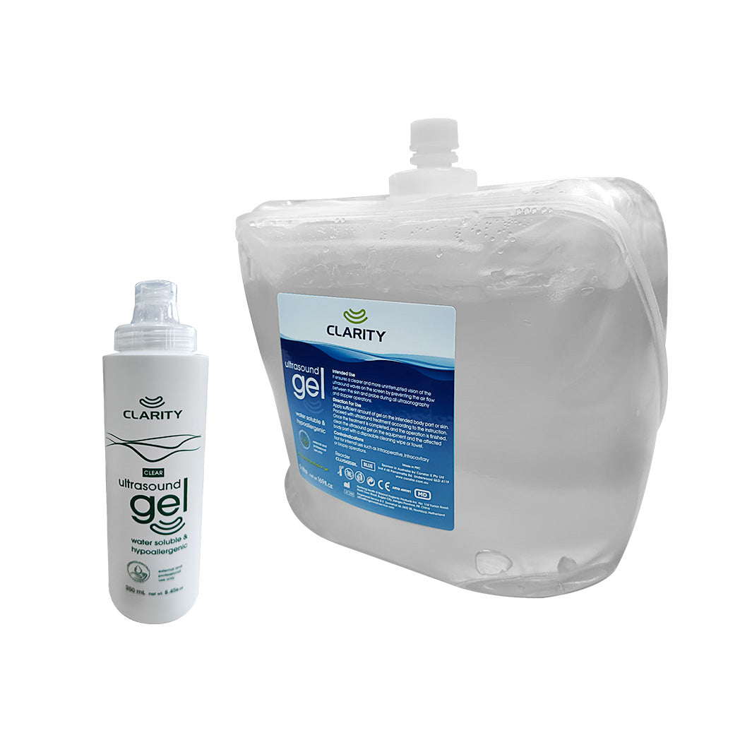 TASK Clarity Ultrasound Transmission 5L Gel, Clear