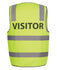 Hi Vis Reflective Yellow Visitor Safety Vest