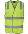 Hi Vis Yellow Reflective Safety Vest 6DNSV