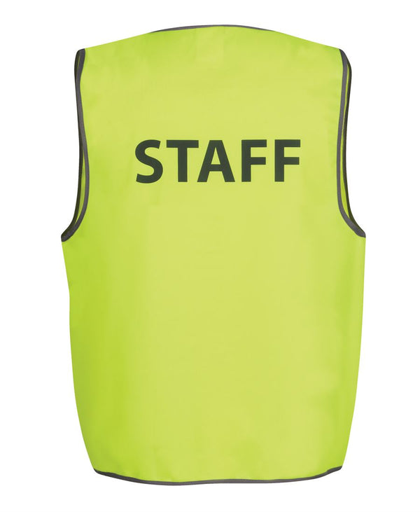 Hi Vis Yellow Staff Safety Vest 6HVS6