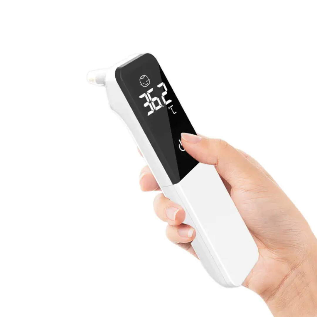 Shield Right Alphamed Infrared Thermometer – Fast, Non-Contact Forehead & Ear Reader for Adults & Kids
