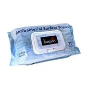 Bastion Pacific Antibacterial Surface Wipes - 80 Sheets (20cm x 15cm)