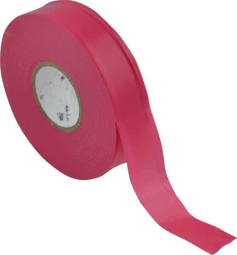 Shield Right Fluoro Red Flagging Tape 25mm x 100m Roll