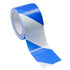 Blue and White barricade tape 75MM X 100M