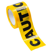 Shield Right Yellow & black barricade tape 75MM X 100M