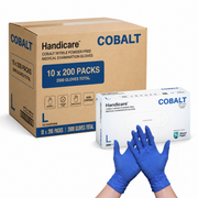 Handicare Cobalt Nitrile Medical Examination Gloves - 200 Pack - Carton of 10