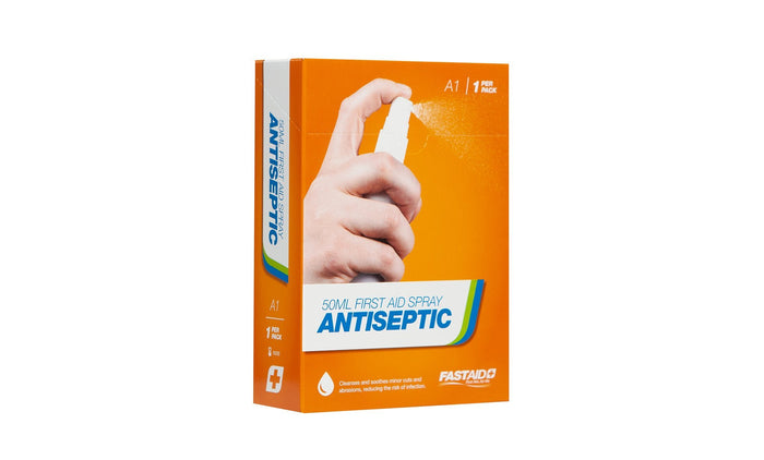 A1, Antiseptic, 50ml First Aid Spray, 1pk