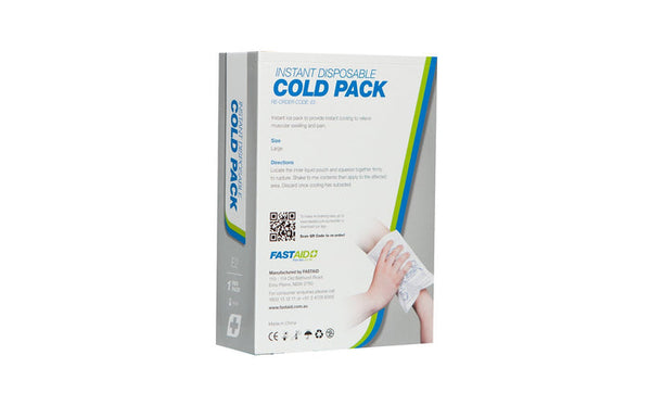 Fast Aid E2, Instant Cold Pack, Large, 1pk