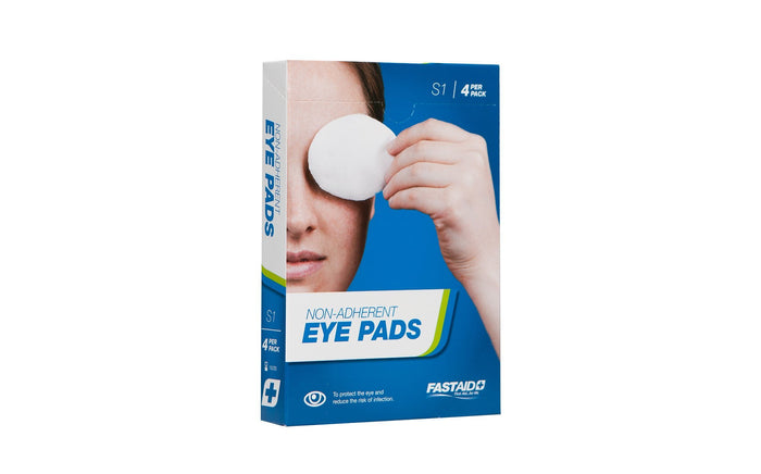 Fast Aid S1, Eye Pads, Non-Adherent, 4pk