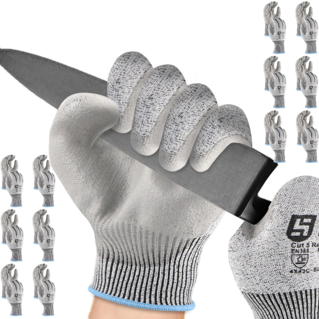 Shield Right Cut 5 Resistant Gloves (12 Pack)