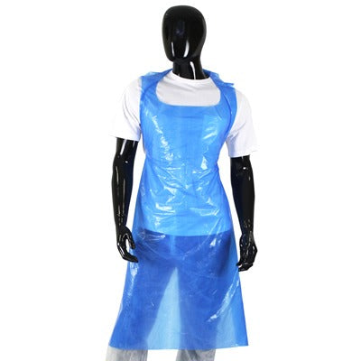Shield Right Blue Aprons Disposable (Pack of 100)