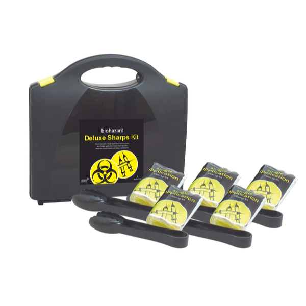 Deluxe Sharps Kit, Plastic Portable