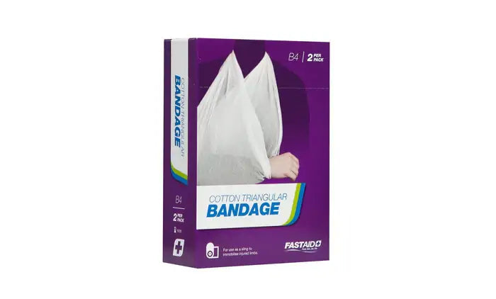 B4, Triangular Bandage, Cotton, 2pk