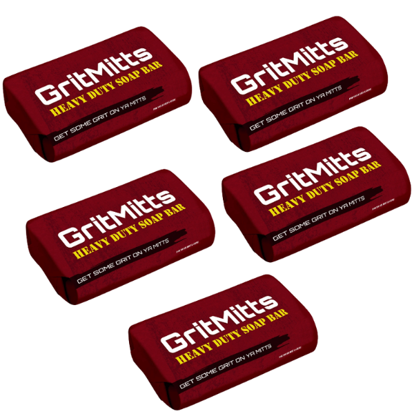 Best Solvol Alternative  GritMitts Soap Bar 100 Gram 5 Pack