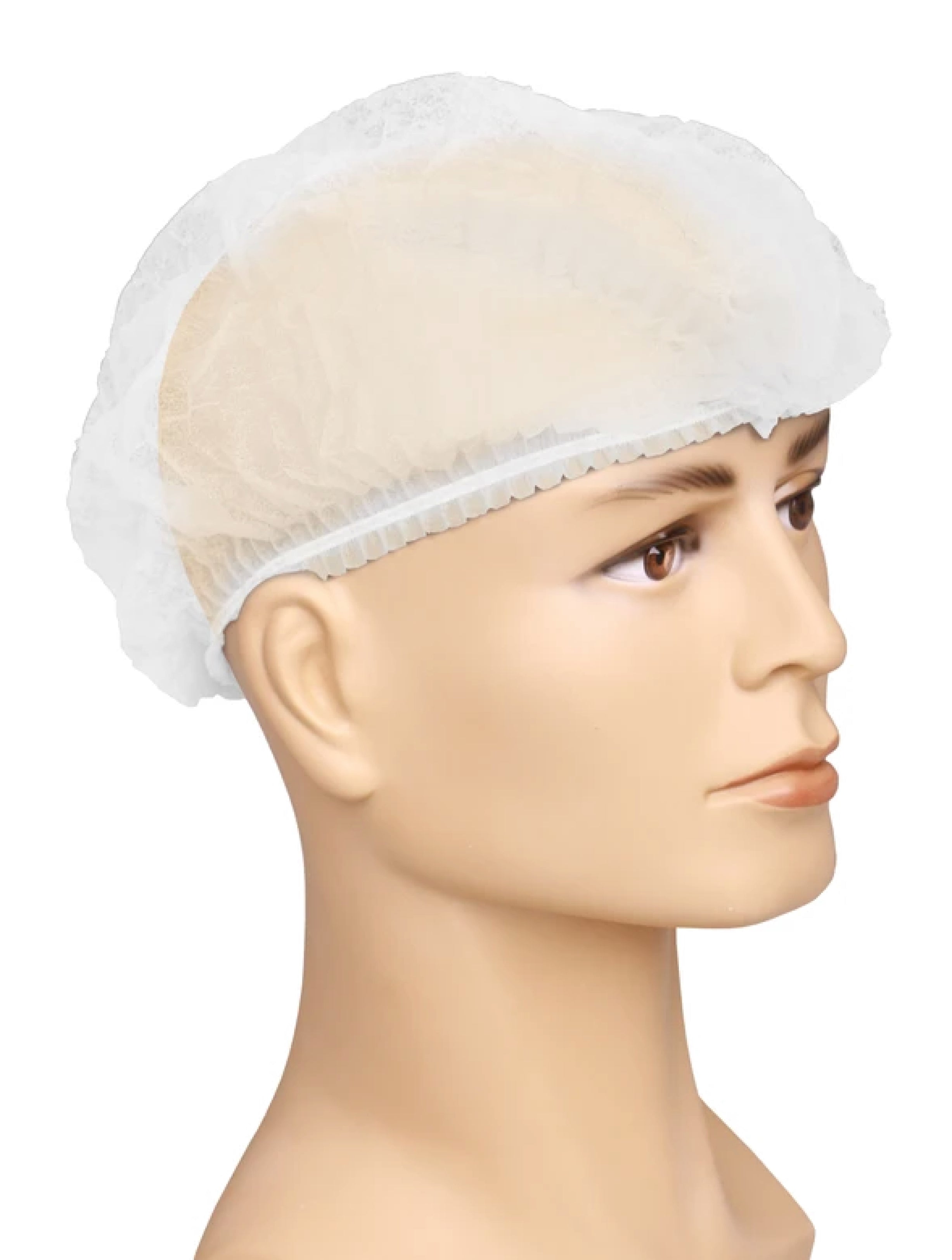 Shield Right Hairnets 21 Inch Disposable  Pack of 100