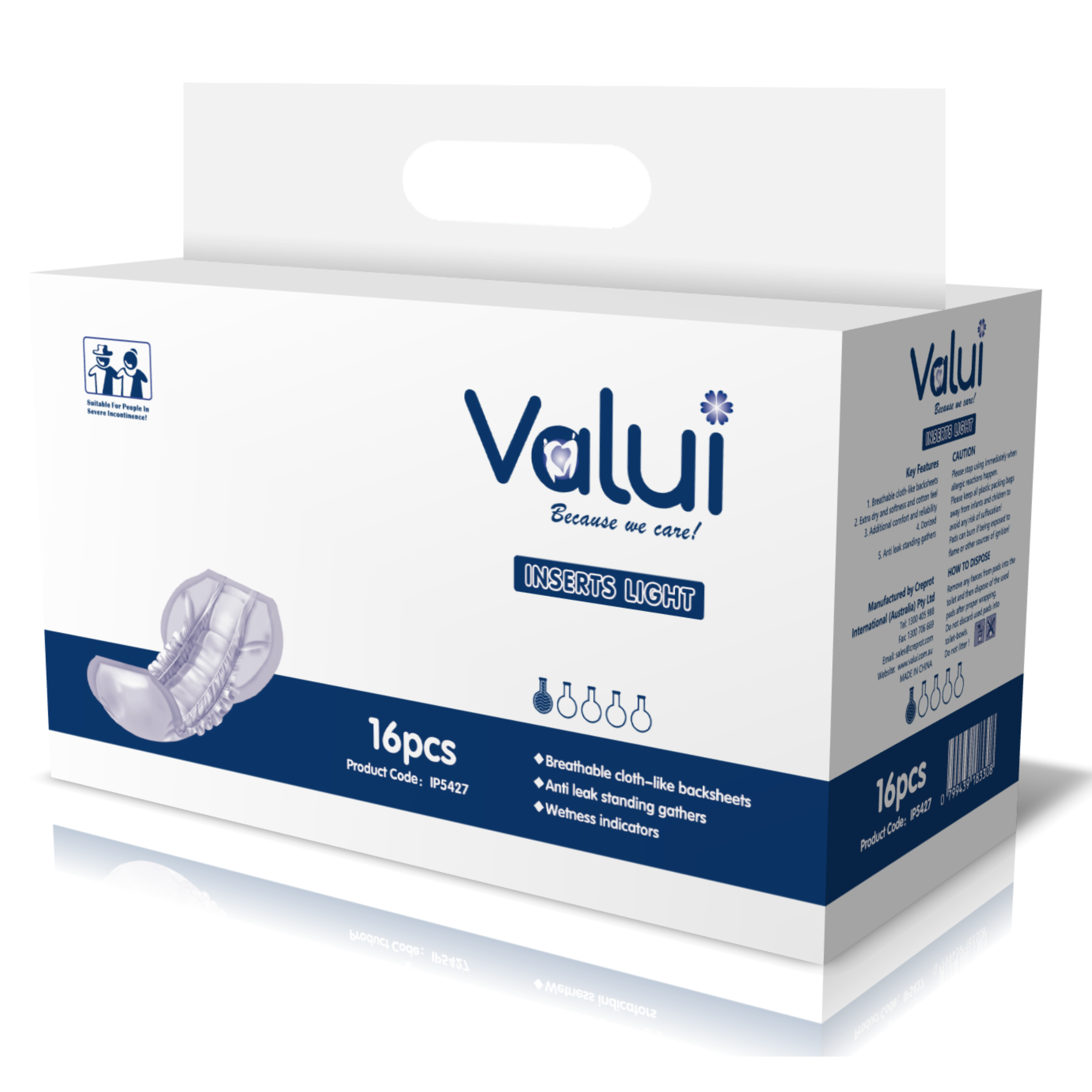 Valui Light Insert Pads 1500ml