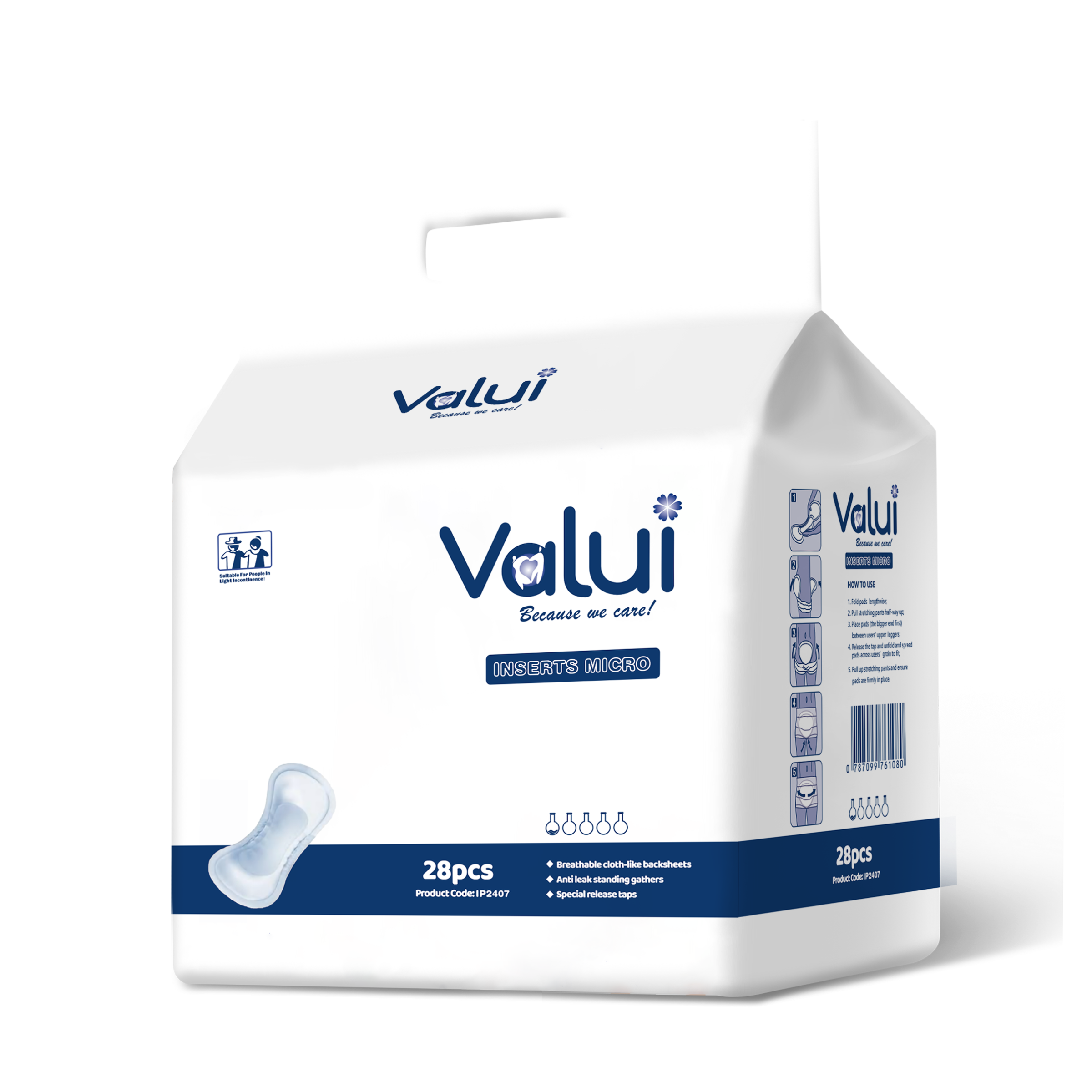 Valui Micro Insert Pads 100ml