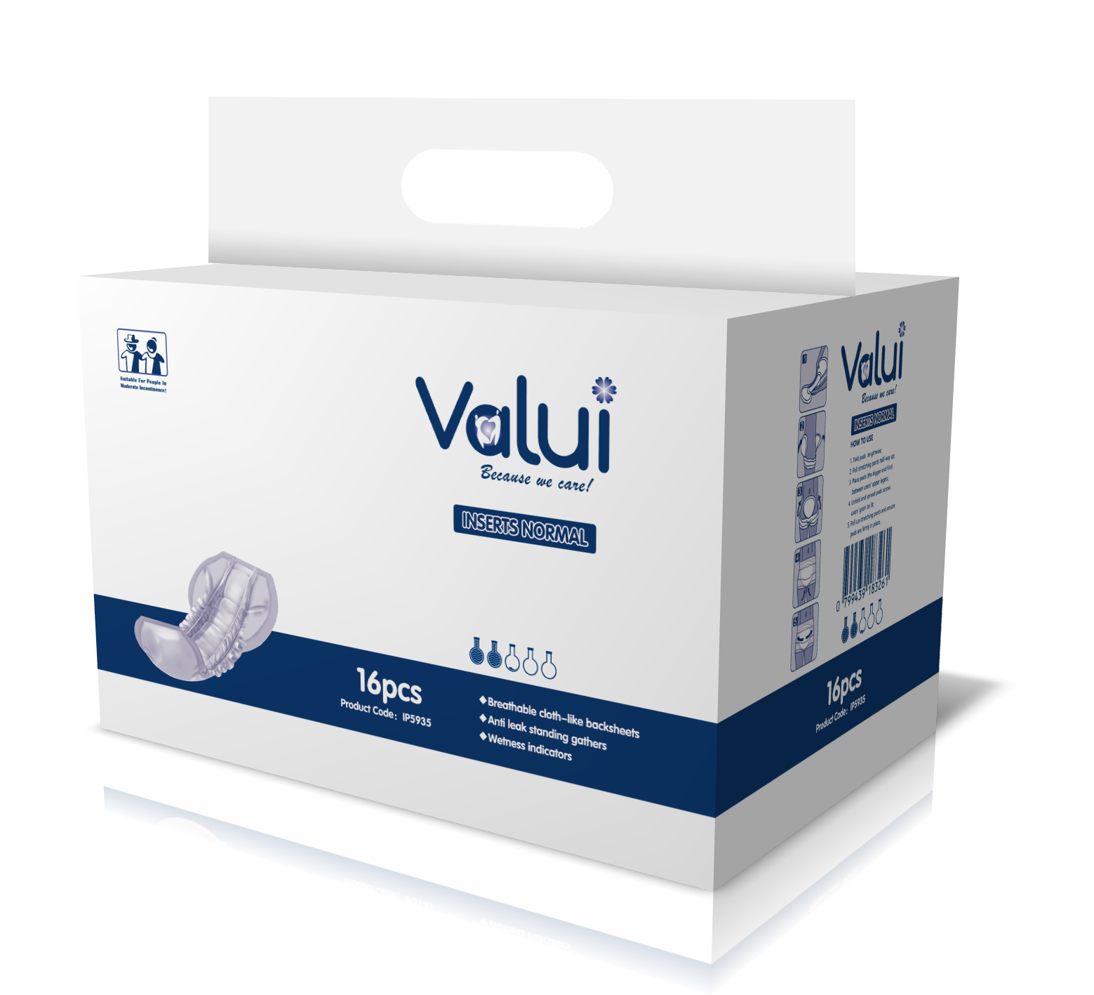 Valui Normal Insert Pads 2100ml