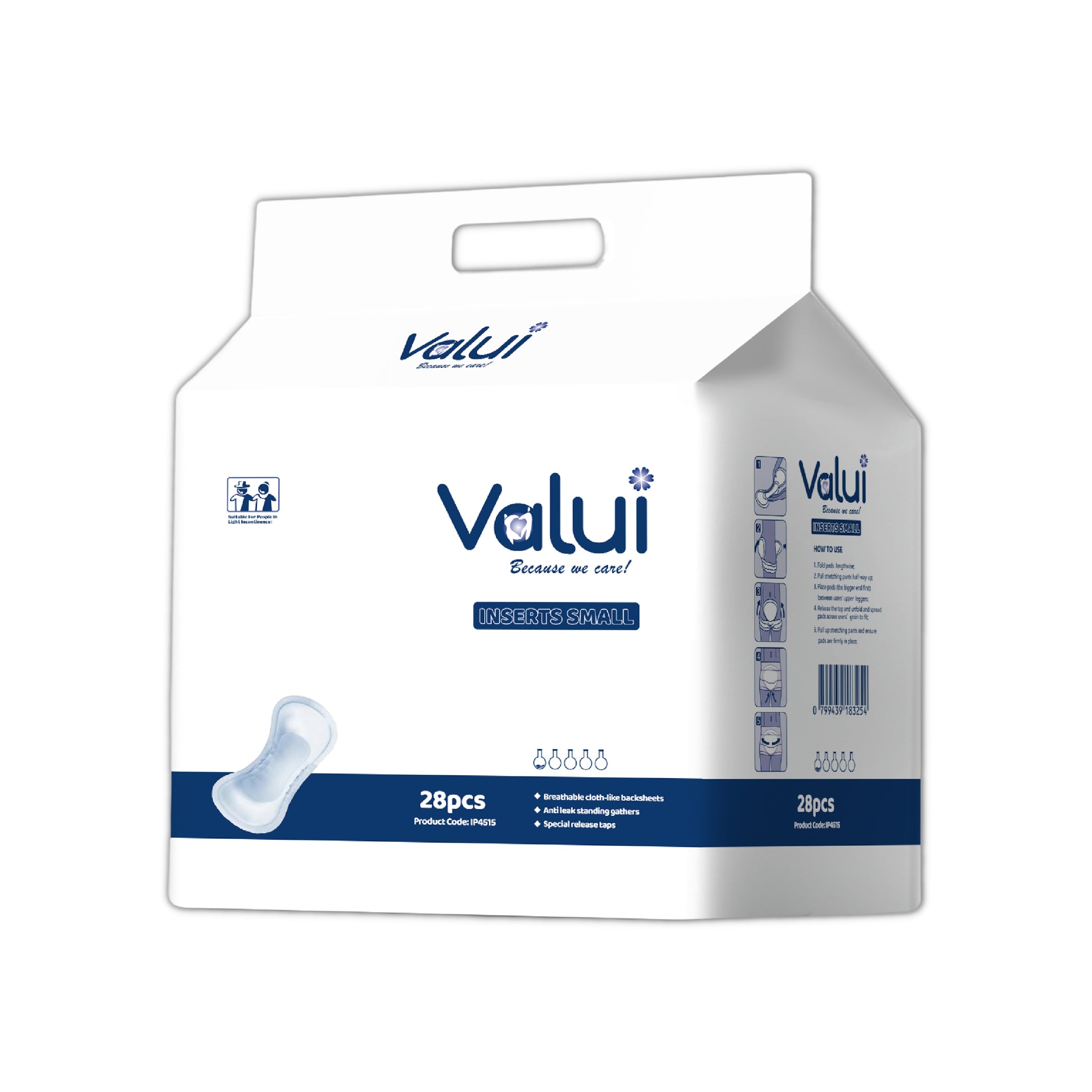 Valui Small Insert Pads 800ml