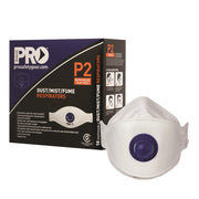 P2 DISPOSABLE FLAT FOLD RESPIRATOR WITH EXHALATION VALVE