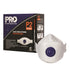 P2 DISPOSABLE FLAT FOLD RESPIRATOR WITH EXHALATION VALVE