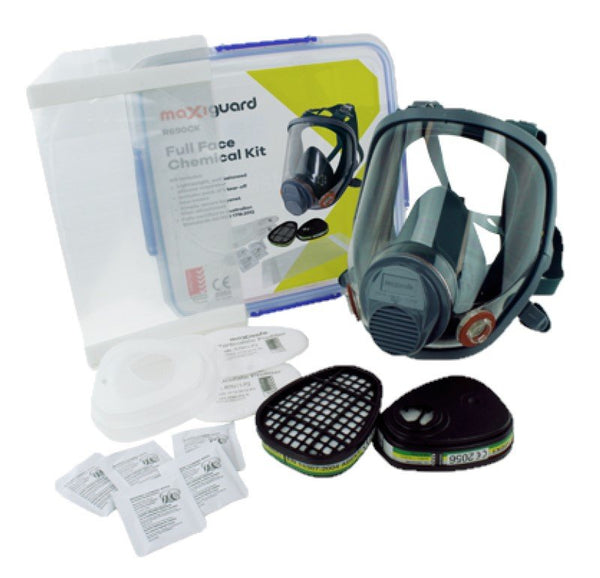 Maxiguard Full Face Respirator Chemical Kit