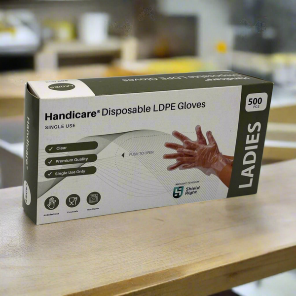 Handicare LDPE Disposable Gloves (carton of 10 boxes)