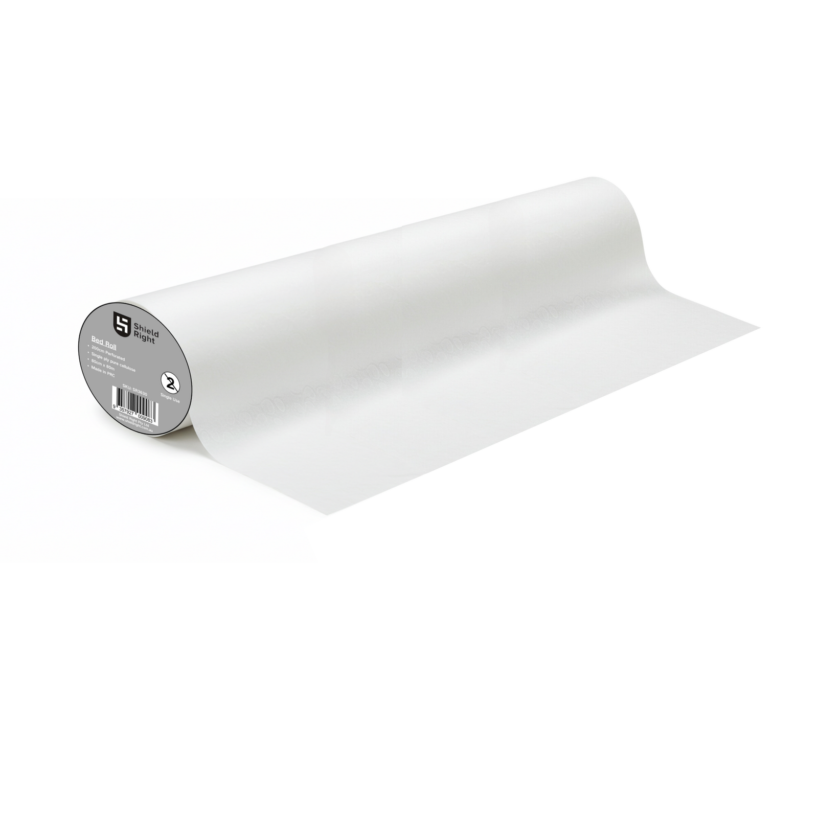 Shield Right White Bed Rolls – 40 Sheets 60x200cm