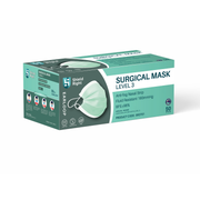 Shield Right Green Surgical Face Masks 50 Pack Level 3