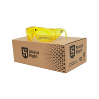 Shield Right Visitor Safety Glasses Amber