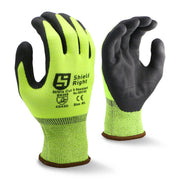 Shield Right HiVis Cut 5 Resistant Gloves