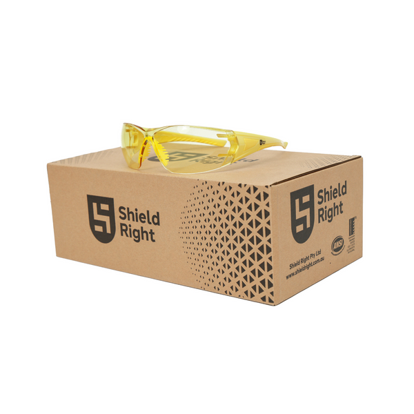 Shield Right Pro Safety Glasses Amber