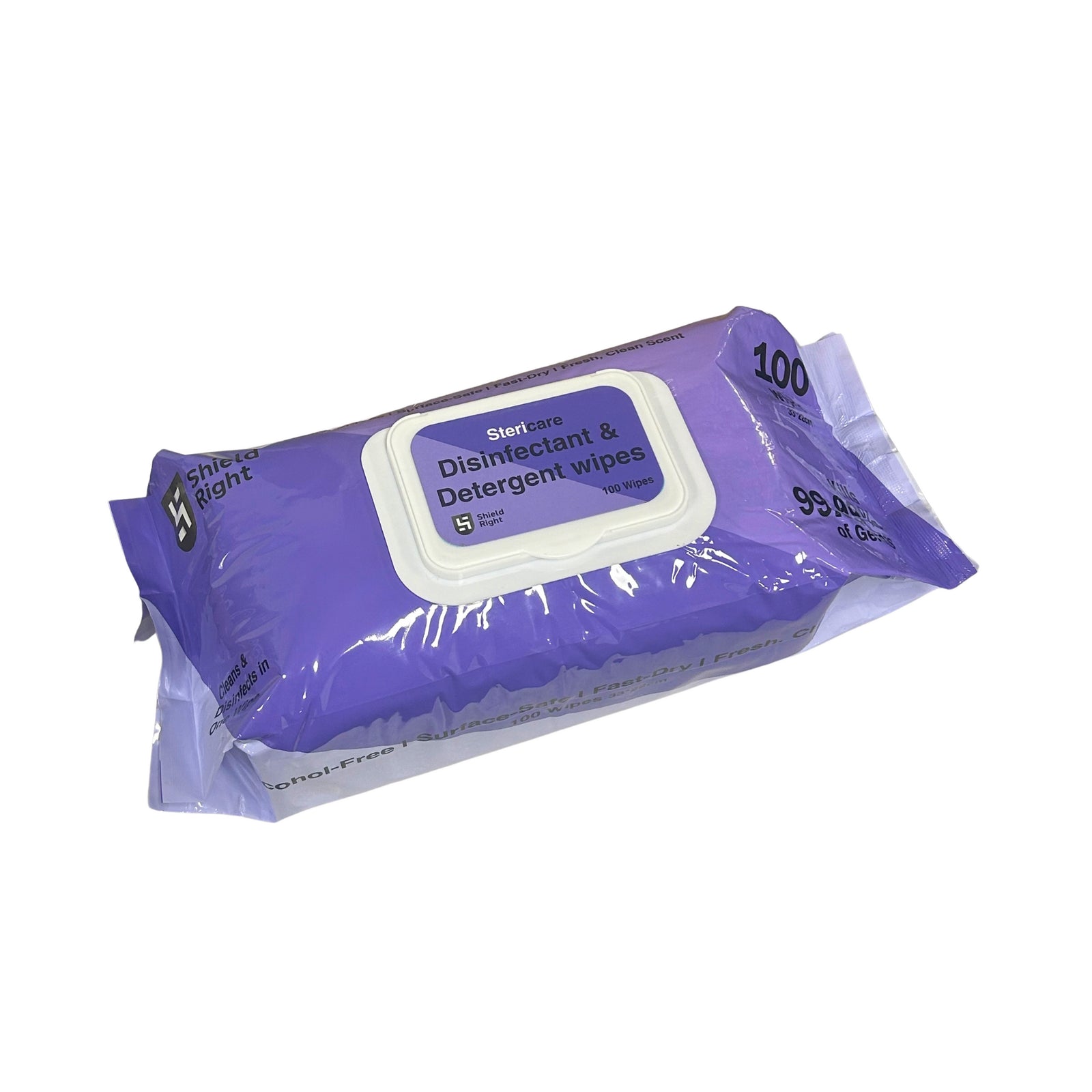 SteriCare Disinfectant & Detergent wipes, 100 Pack