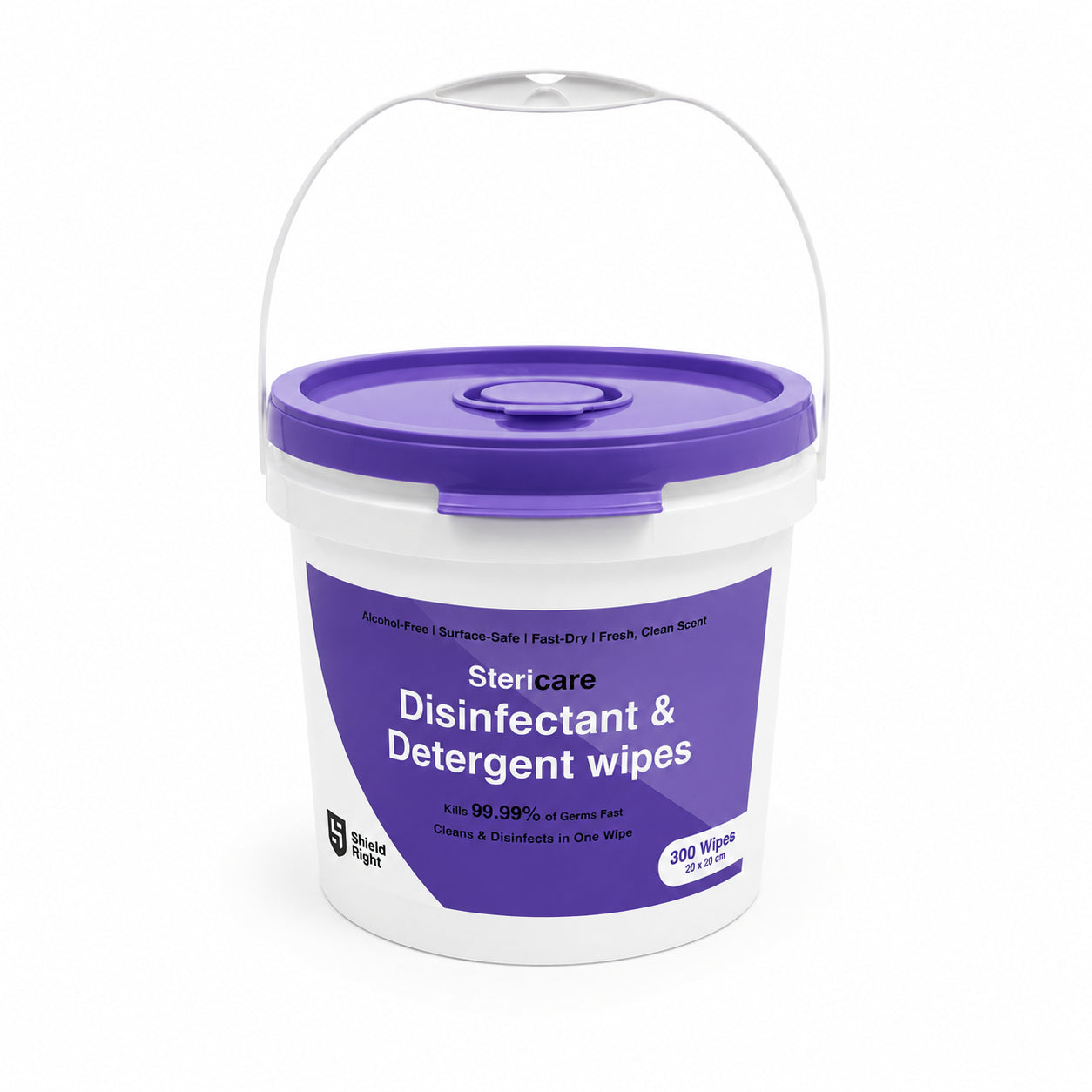 SteriCare Disinfectant & Detergent Wipes – 300 Tub