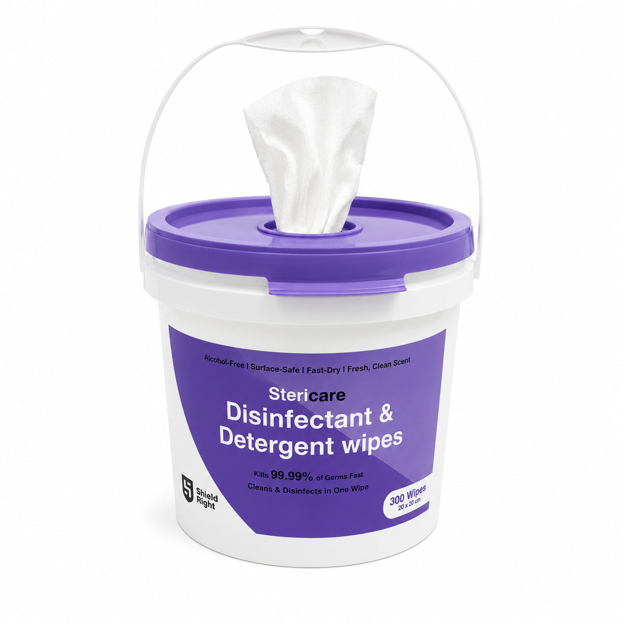 SteriCare Disinfectant & Detergent Wipes – 300 Tub