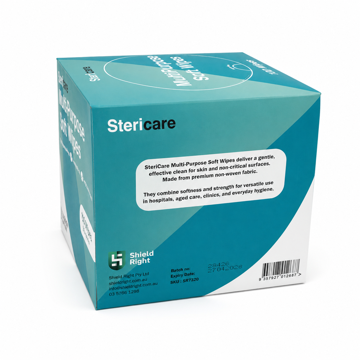 Stericare General Purpose Soft Wipes, 100 Wipes