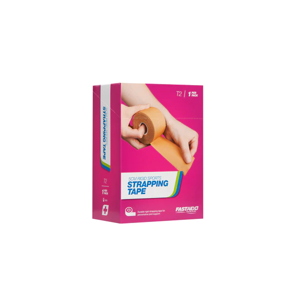 T2, Sports Strapping Tape, Hand Tearable, 5cm x 10m, 1pk