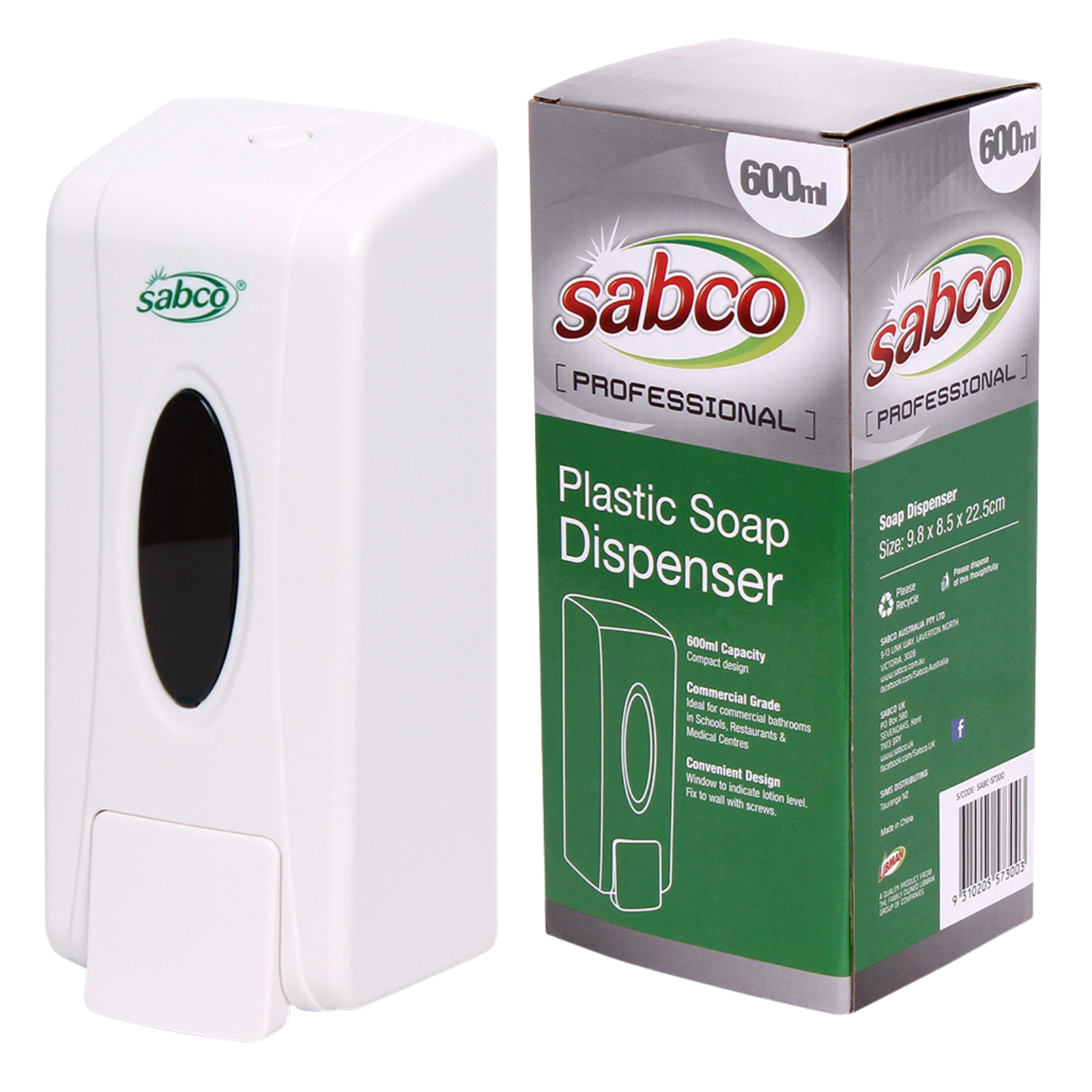 Clearline Wall Mount Soap Dispenser 600ml