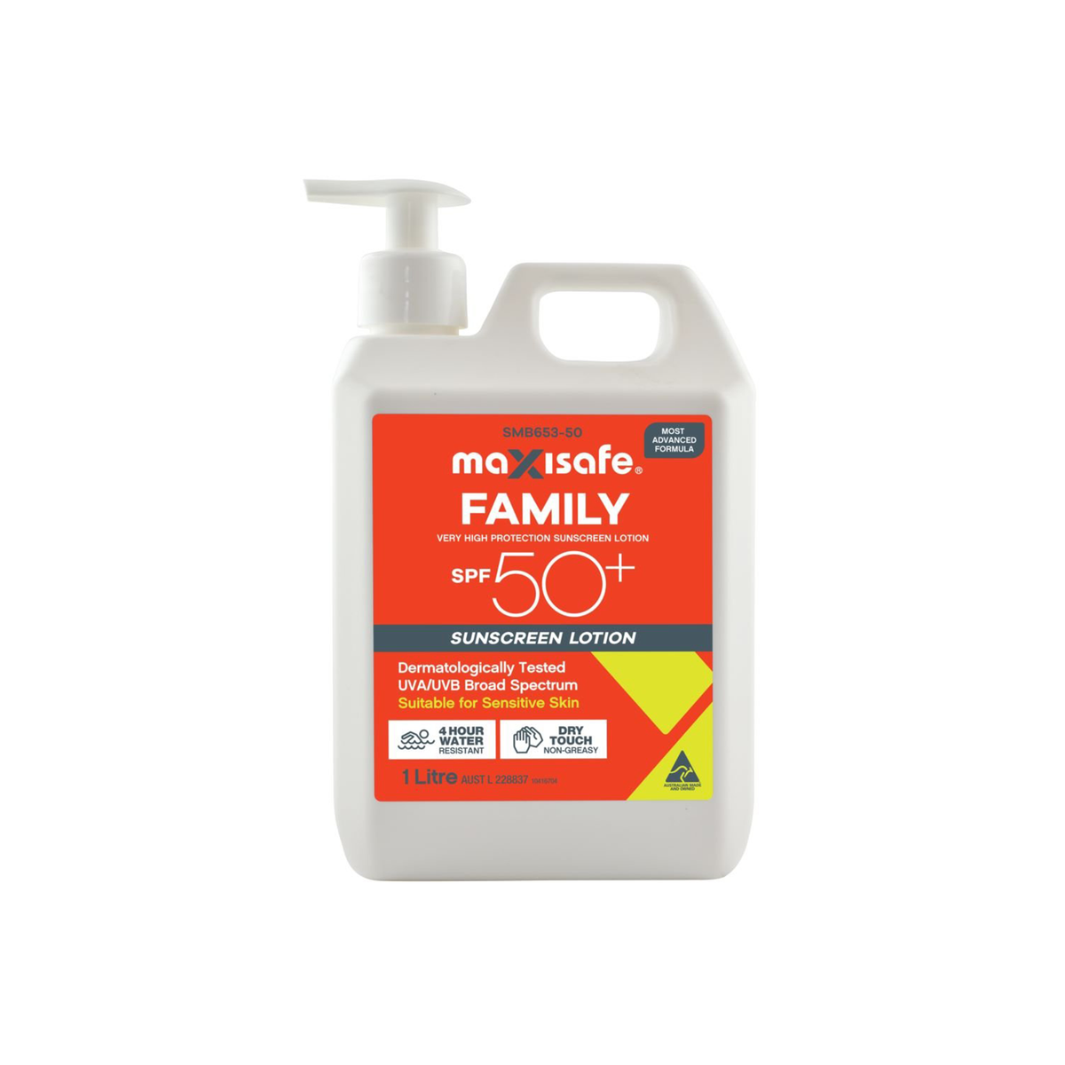 SPF 50-Sunscreen 1 litre Pump