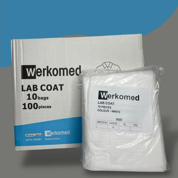 Genuine Werkomed White Labcoat 10 Pack