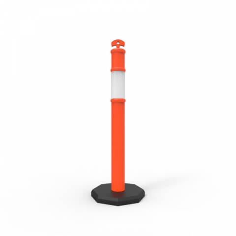 Maxisafe 6kg T-Top Bollard with base