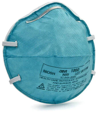 3M™ 1860 Cupped Particulate Respirator & Surgical Mask 20 Pack (5 Pack)