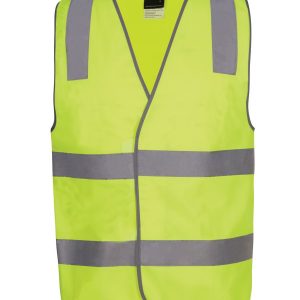 Hi Vis Reflective Yellow Security Safety Vest 6DNS5