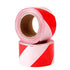 Maxisafe Red and white barricade tape 75MM X 100M