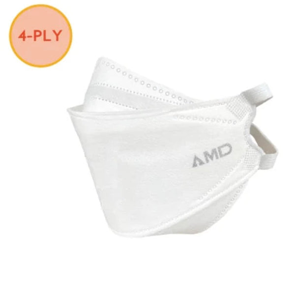 AMD P2 N95 Nano-Tech Respirator Mask 4-Layer Headbands – 50 Pack (20 Pack)
