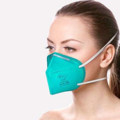 BYD N95 NIOSH Respirator Flat Fold Masks 25 Pack (Double Pack)