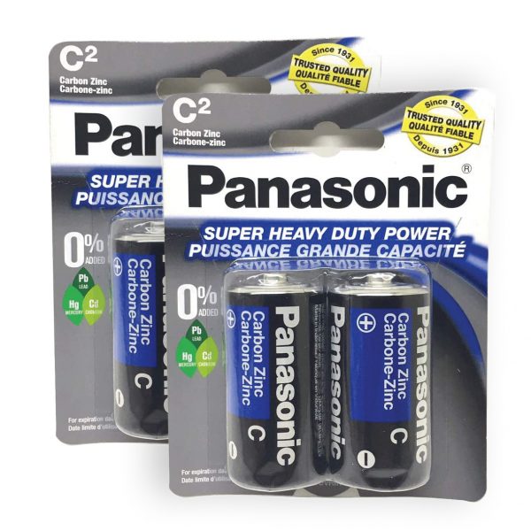 Panasonic C Super Heavy Duty Battery 4 Pack
