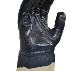 Blue Knight Safety Cuff Fully Coated Nitrile Glove