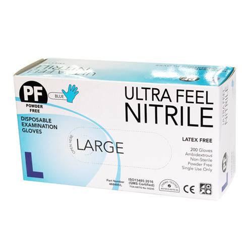 Ultra Feel Medical Nitrile Examination Gloves – 200 Pack (Carton)