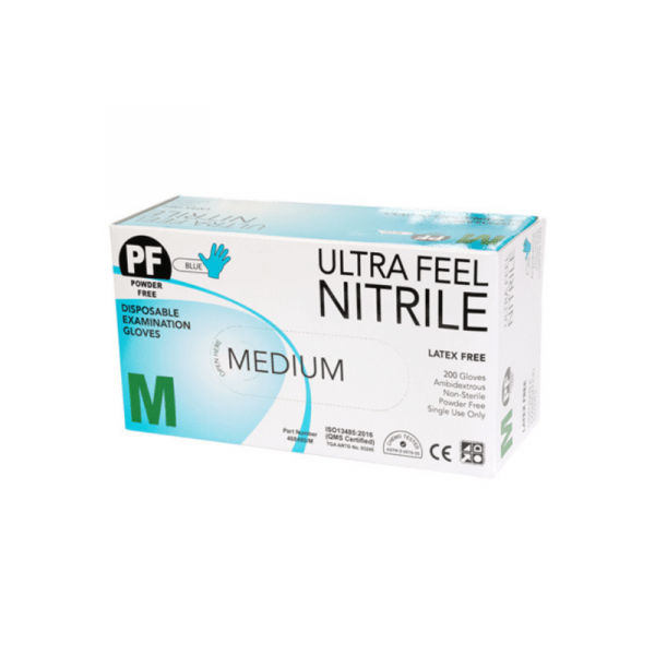 Ultra Feel Medical Nitrile Examination Gloves – 200 Pack (Carton) *CLEARANCE*